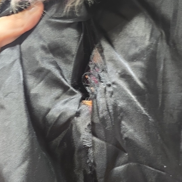 Imoga Faux Fur Jacket with Pink and Brown Accents - Picture 3 of 6